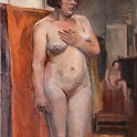 Nude in the studio 1935 Oil on canvas 112x70
